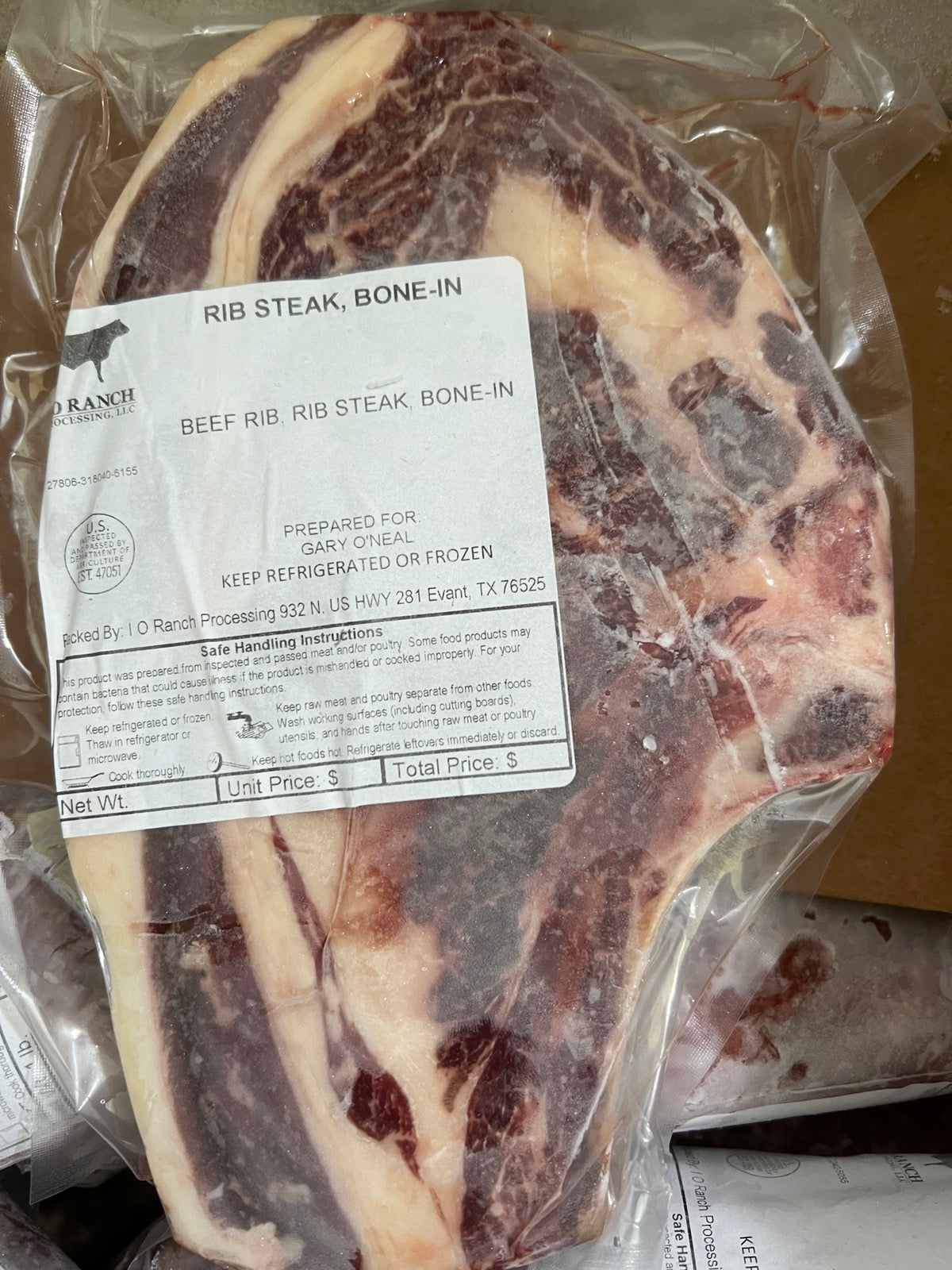 Natchez Farms Bone-In Ribeye