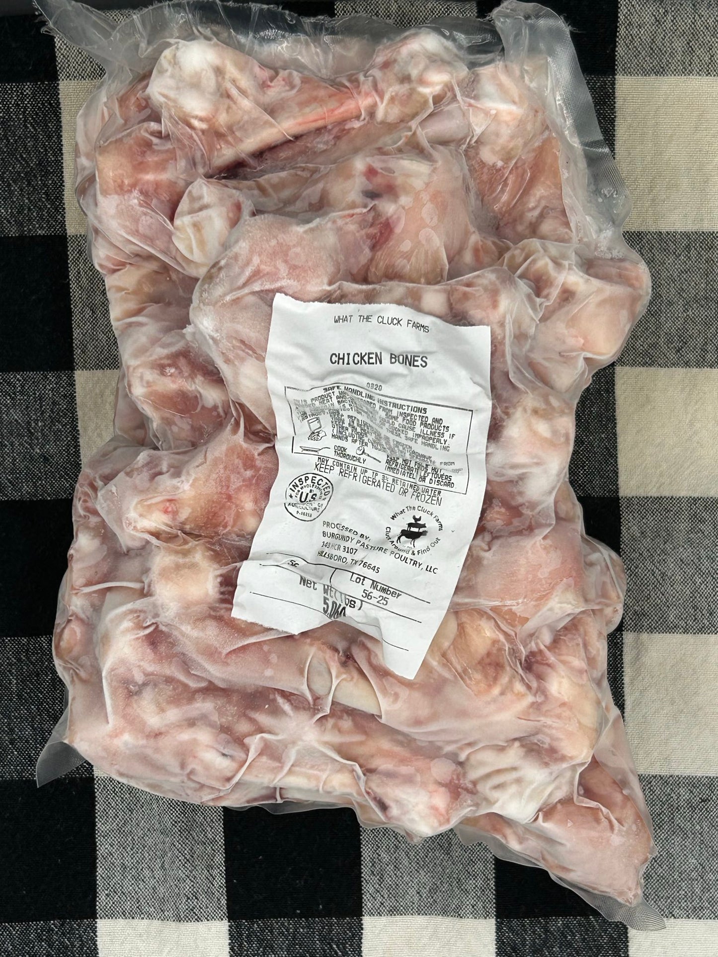 Pasture Raised Chicken Soup Bones