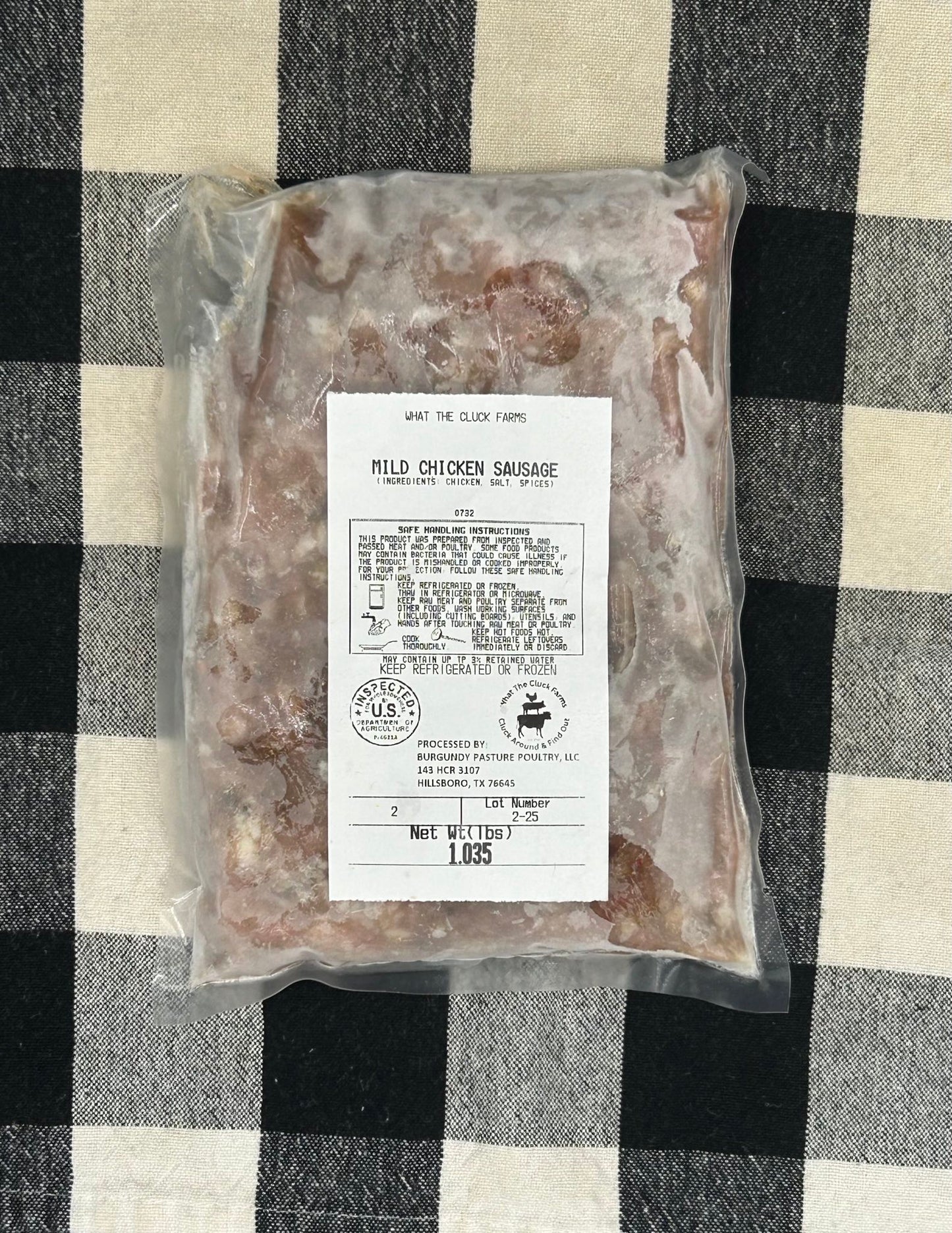 Pasture Raised Chicken Breakfast Sausage