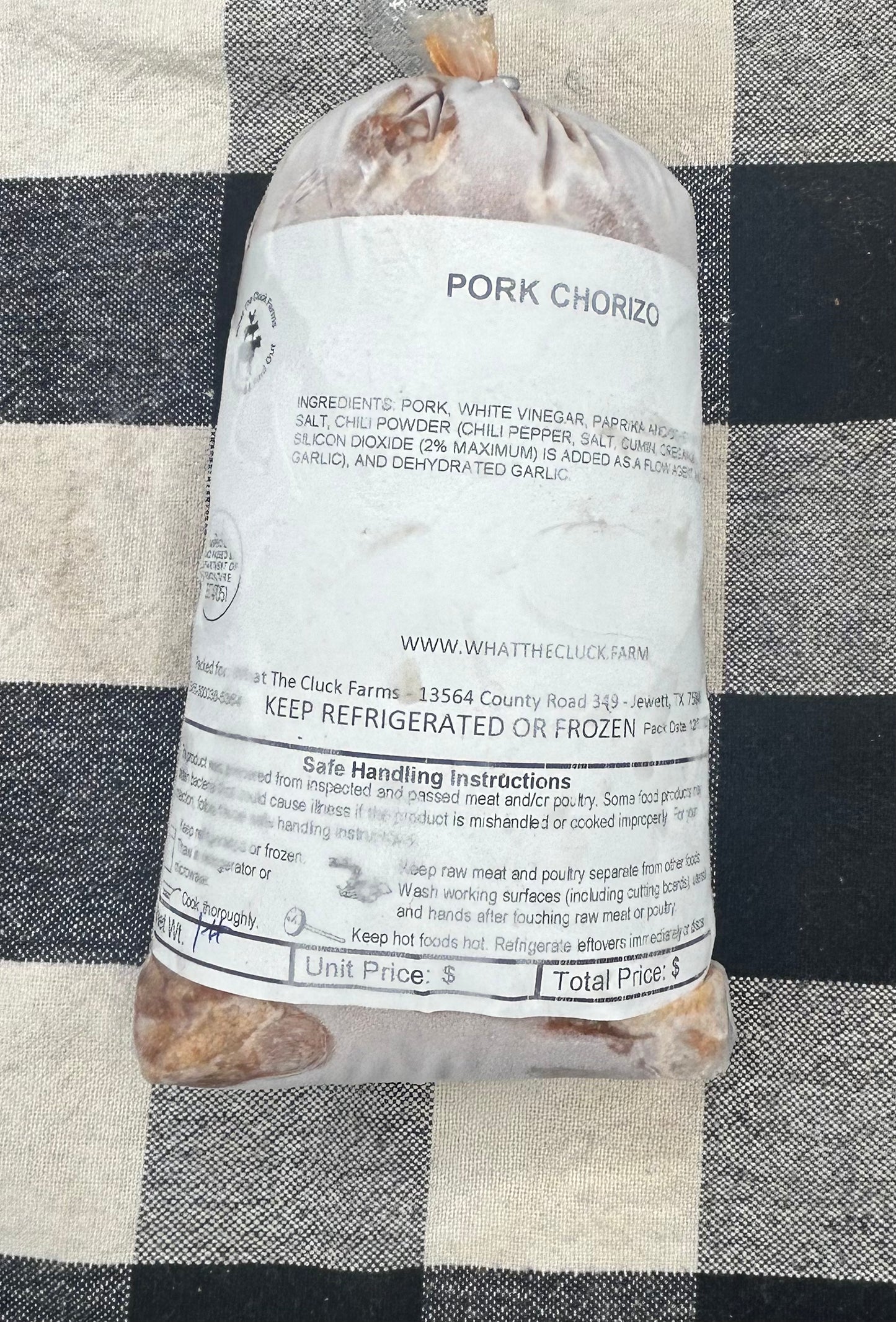 Forest Raised Pork Chorizo
