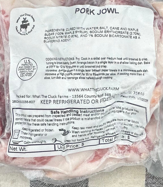 Forest Raised Pork Jowl