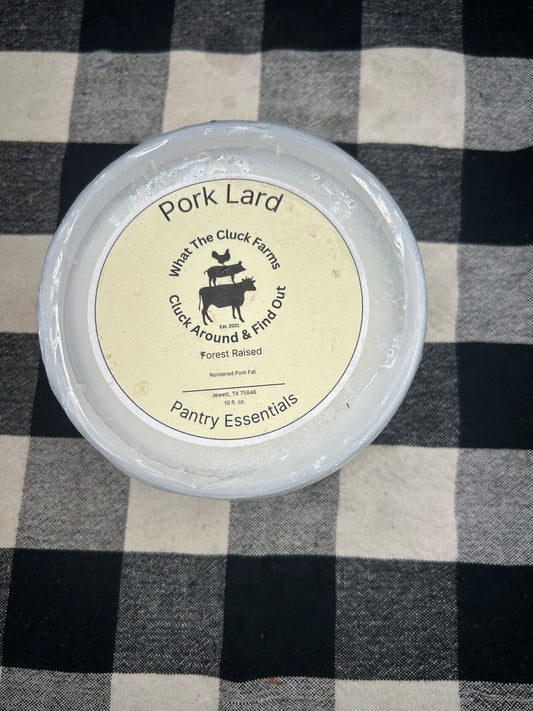 Forest Raised Pork Lard