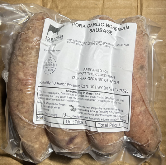Forest Raised Pork German Sausage Links